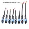 M15 Waterproof Connector, 2, 3, 4, 5-core, 0.3/0.5/0.75 square millimeter Street Light Module Waterproof Male and Female Plug Connector 