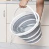 Toyar Housewares Multifunction Portable Bucket Camp Beach Sand Fish Foldable Water Bucket Mop Collapsible Bucket