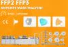 Full Servo Mask Maker Machine 200Pcs/Min Adult & Kids 2 In 1 Elastic 3Ply Facemask Machine In Nonwoven Machines