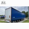 3 Axel Side Curtain Truck Semi Trailer