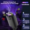 5-in-1 PD45W Car Fast Charger USB Type-C Power Adapter Retractable Phone Charger With Roof Starlight Aromatherapy For IOS Androi