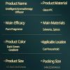 Smart Air Freshener, Myperfume Car Diffuser Usb Aromatherapy Ential Oil Humidifier, Mini Portable Scent Diffuser For Car