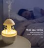 Rotating Water Droplet Aroma Diffuser Colourful Night Lights Aroma Essential Oil Air Humidifier Christmas Tree Jellyfish Model