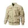 Menâs multi-pocket work jacket