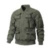 Menâs multi-pocket work jacket