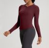 Women's Merino Wool Yoga Henley Top Ã¢ï¿½ï¿½ Stretchable & Long Sleeve