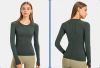 New Quick-Dry Long Sleeve Top for Women Seamless Breathable Running &amp; Yoga Shirt