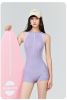 Women's One-Piece Swimsuit  Slimming Triangle Cut Conservative Swimwear