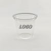 Sulide custom disposable packaging clear 6oz ice cream cup PP plastic container for wholesale