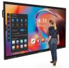 55, 65, and 75-inch touch screen interactive LED panels with dual operating system smart boards