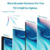 32-inch portable touchscreen TV with built-in rotating panel and smart TV functionality, including a stand.