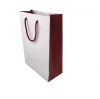 Wholesale Eco-Friendly Luxury Kraft Paper Tote Bags with Ribbon Custom Logo Stand-Up Recyclable Retail Packaging Use