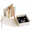 Recyclable Luxury Magnetic Gift Box Packaging Fold Cardboard Gift Packaging Box With Ribbon Handle