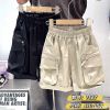 Boys' pants 2025 summer new fashionable and cool shorts