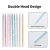 100pcs/bag Double Head Plastic Nail Sticks