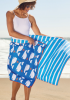 Sand Free Large Wholesale Quick Dry Microfiber Cotton Recycled Beach Towel With Logo
