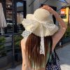 French wavy lace bow s...
