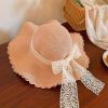 French wavy lace bow s...