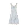 Fat mm western style age-reducing floral vest skirt plus size suit female summer strap waist lace long skirt with sunscreen cardigan.