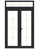 Aluminum Profile Door;...