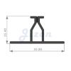 1 Inch Fabric Wall Track System