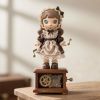 Retro Vaporwave Music Box Doll