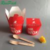Beautiful High Quality Eco-Friendly Disposable Bento Box Best Selling Special Paper Noodle Container Matt Lamination Art Paper