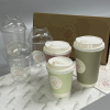 Bulk Custom Logo Paper Gelato Cups with Lids - 4oz & 5oz Disposable Ice Cream Containers for Yogurt Shops