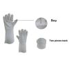 DDsafety 77+countries Grey Welding Glove Grade Split Leather glove Leather glove L Size glove