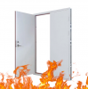 Hospital Fire Rated Door Commercial Building Fire Rated Door High Quality Steel Fire Proof Doors