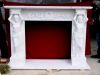 marble fireplace mantel