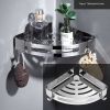 Bathroom storage rack, bathroom wall mounted toilet, non perforated triangular rack, shower room, washbasin, wall mounted item storage