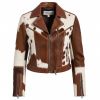 Custom New Design Women Original Cowhide With Its Natural Hair Leather Jacket Stylish Outerwear with Durable Stitching and Premium Finish 
