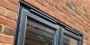 Aluminum windows with trickle vents