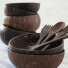 PREMIUM NATURAL COCONUT SHELL BOWL / BIODEGRADABLE TABLEWARE / ZERO WASTE HOME ESSENTIALS