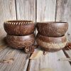 PREMIUM NATURAL COCONUT SHELL BOWL / BIODEGRADABLE TABLEWARE / ZERO WASTE HOME ESSENTIALS