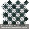 Green Marble Geometric...
