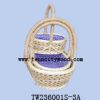 straw basket and willow basket