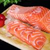 salmon fillets frozen ...