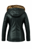 Customized Women Lambskin Leather Jacket/Newly Fur Collar Women Casual Real Leather Jacket/High Style Sheepskin Leather Jacket