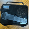 Solar panel hand crank...