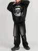 DIY Pullover Hoodie Set with Unisex Oversized Acid Wash and Jooger Pants