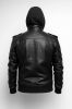 Black Lambskin Leather...