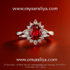 red garnet halo blosso...