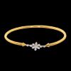 18kt Yellow Gold Flora...