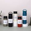 304 stainless steel element cup, double-layer vacuum flat lid insulated cup, outdoor portable mini frosted cup