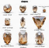 Mixed Glass Crystal Cl...