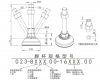 M16 Swivel Leveling Fe...