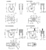 4 Inch Nylon Caster Wh...