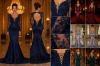 Elegant Lace Evening G...